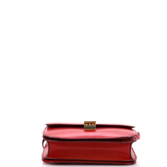 Celine Classic Box Bag Smooth Leather Medium Red - Picture 4 of 7